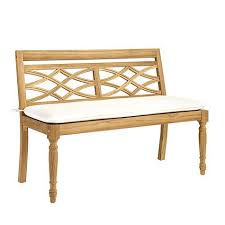 Ceylon Teak Banquette Armless Bench Ballard Designs Furniture Outdoor Dining Furniture Teak Garden Bench