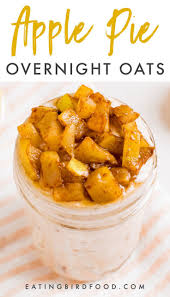 Apple Pie Overnight Oats Eating Bird Food Recipe Healthy Apple Pie Breakfast Overnight Oats Healthy