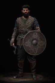 Nord Viking Personal Work Mihail Kot On Artstation At Https Www Artstation Com Artwork Dx3bwg Vikings 3d Model Character Low Poly 3d Models