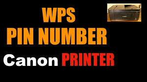How To Find Wps Pin Number Of Any Canon Printer Youtube