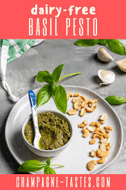 Dairy Free Basil Pesto With Cashews Walnuts Or Pine Nuts Recipe Basil Pesto Pesto Dairy Free