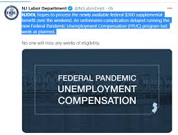 New Jersey Nj Division Of Unemployment Insurance 300 Fpuc Peuc And Pua News And 2021 Updates Under Covid Relief Stimulus Bill Aving To Invest