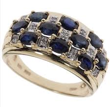 Bagues M6 Boutique Annette Bijoux Bague Damier De Saphirs Prix 99 99 Euros Iziva Com