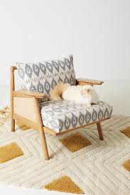 Washed Ikat Cane Chair Furniture Design Chair Cane Chair Anthropologie Chair