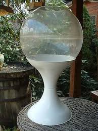 Vintage 1970 S Large Clear Bubble Dome Terrarium Planter W Stand 35 Tiara Casa Plastic Planters Planters Diy Glass