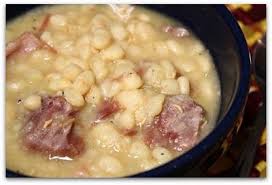 Northern Beans Ham Crockpot Ham And Beans Ham And Bean Soup Cooking Recipes