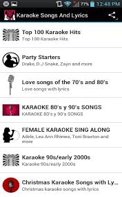 Karaoke Songs And Lyrics For Android Apk Download