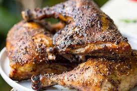 Traeger Grilled Chicken Leg Quarters Easy Wood Fire Grill Recipe Grilled Chicken Legs Pellet Grill Recipes Chicken Leg Quarters