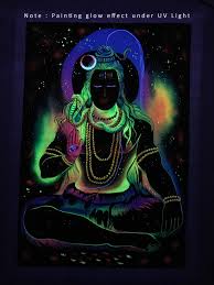 Painting Made From Fluorescent Colors That Glow Under Uv Light Black Light Fluorescent Painting Painting Fluorescent Colors