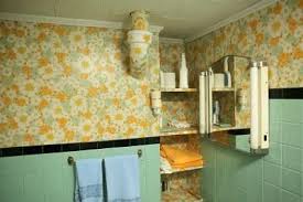 How To Paint Over Wallpaper Like A Professional Hunker Painting Over Wallpaper Retro Bathrooms Peeling Wallpaper