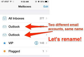How To Rename Email Accounts On The Iphone Ipad To Be More Descriptive Mail Login Email Account Accounting