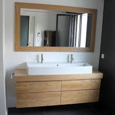 Conçus pour n'importe quel type de décoration ou d'esthétique, tous. Helsinki Meuble En Chene Bois Massif Suspendu Avec Vasque Ceramique