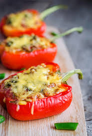 Poivrons Farcis Vege Au Tempeh Recipe Ketogenic Diet Food List Keto Diet Recipes Low Carbohydrate Diet
