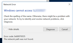 Error Code 0x80070035 The Network Path Was Not Found After Windows 10 Update Windows Os Hub