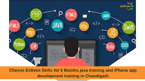 Choose Enliven Skills For 6 Months Java Training And Iphone App Development Training In Chandigarh Iphone App Development App Development Iphone Apps