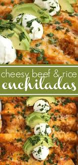 5 Ingredients Cheesy Beef Rice Enchiladas Beef Enchiladas Dinner Recipe Cheesy Bee Beef Enchilada Recipe Easy Beef Enchiladas Dinner With Ground Beef