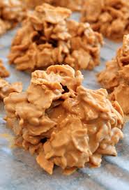 No Bake Peanut Butter Cornflake Clusters Dessert Recipe Food Videos Desserts Peanut Butter Desserts Peanut Butter Cornflake Cookies