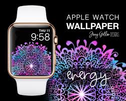 Apple Watch Wallpaper Energy Mandala Watch Face Applewatch Applewatchface Applewatchwallpaper Mandala Bo Apple Watch Wallpaper Apple Watch Watch Wallpaper