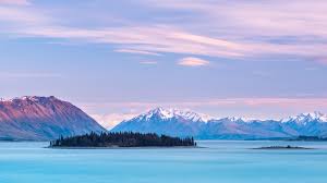 Lake Tekapo Sunrise Lake Tekapo Sky And Clouds Nature Hd
