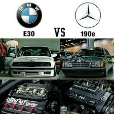 Bmw E30 Vs Benz 190e Mercedes Benz World Mercedes Benz Classic Bmw E30