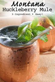 Montana Huckleberry Mule Meatless Makeovers Recipe In 2020 Montana Mule Recipe Meatless Fun Cocktails