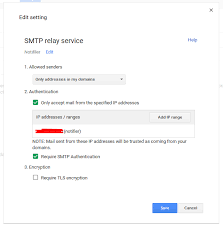 I use it for apps/websites that send mail. Send Mail Via Google App With Smtp Relay Stack Overflow