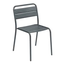 Centro Ricerche Solid Chair Outdoor Indoor Stacking Side Chair E Coated Powder Coat Finish Made In Italy Frame Outdoor Chairs Chair Stacking Side Chair