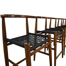 79 Off West Elm West Elm John Vogel Brown Bar Stools Chairs Brown Leather Bar Stools Brown Bar Stools Leather Bar Stools