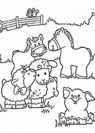 Funny Farm Animals Coloring Page For Kids Animal Coloring Pages Printables Free Farm Coloring Pages Animal Coloring Pages Farm Animal Coloring Pages