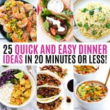 When you and the fam need to eat next, just pop them out need a night off? 25 Quick And Easy Dinner Ideas In 20 Minutes Or Less Real Housemoms