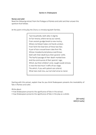 Aqa English Literature 2015 Romeo Juliet Practice Exam Materials Aqa English Literature Aqa English Practice Exam