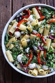 Simple Grilled Kale Red Pepper Tuscan Pasta Salad Half Baked Harvest Recipe Grilled Kale Pasta Dishes Tuscan Pasta