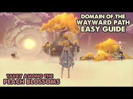 Domain Of The Wayward Path Puzzle Guide Genshin Impact Youtube