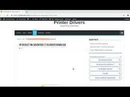 Hp Deskjet Ink Advantage 2135 Driver Youtube Driver Work Printer Driver Drivers