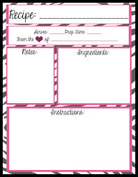 Mesa S Place Full Page Recipe Templates Free Printables Recipe Cards Template Recipe Book Templates Recipe Template