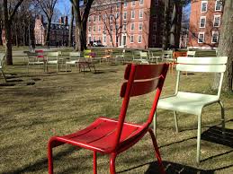 Chairs In Harvard Yard Implies Spring Is Here Harvard Yard New England Chair