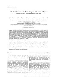 Pdf Liste De Reference Annotee Des Mollusques Continentaux De France