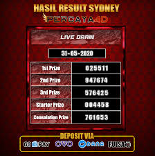 Pin Di Result Sydney