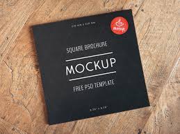 Free Psd Square Brochure Mockup Free Mockup Square Brochures Free Business Card Mockup Brochure Mockup Free