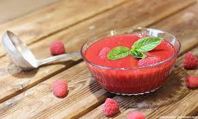 Coulis De Framboise Au Cook Expert Ou Au Thermomix Recette Coulis Framboise Framboise Coulis