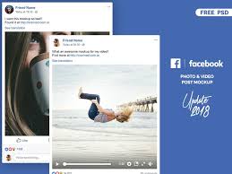 Facebook 2018 Post Mockup Free Psd Facebook Mockup Mockup Free Psd Facebook Post Template