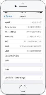 Learn How To Find Your Ios Device S Serial Number Imei Meid Cdn And Iccid Iphone Upgrade Iphone Apple Support