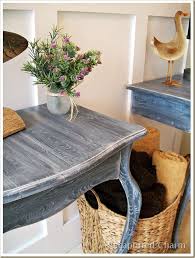 How to whitewash wood, with tips from pros. Beachy Entry Tables White Wash Wood Furniture Dark Wood Furniture White Washed Furniture