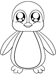 Dibujo Pinguino Para Colorear