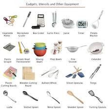 Kitchen Cooking Equipment List Apprendre L Anglais Vocabulaire Cuisine Vocabulaire Anglais