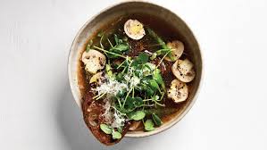 Chicken Brodo With Spring Vegetables And Fried Bread Recipe How To Cook Chicken Fried Bread Recipe Dried Porcini Mushrooms