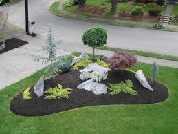 Cool 55 Beautiful Simple Front Yard Landscaping Design Ideas Https Rooma Rock Garden Landscaping Small Front Yard Landscaping Front Yard Landscaping Design