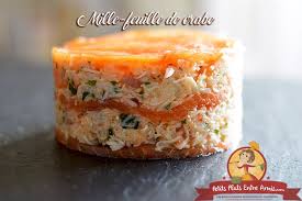 Mille Feuille De Crabe Recette Entree Froide Repas Noel Recette