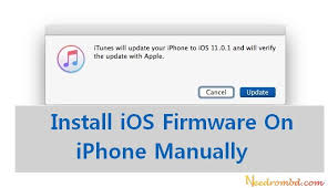 How To Update Or Install Ios Firmware On Iphone Manually Needrombd Firmware Iphone Installation
