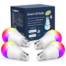 Ohlux Smart Wifi Led Light Bulbs Compatible With Alexa Google Home And Ifttt No Hub Required Rgbcw Multi Color Smart Light Bulbs Smart Bulb Works With Alexa